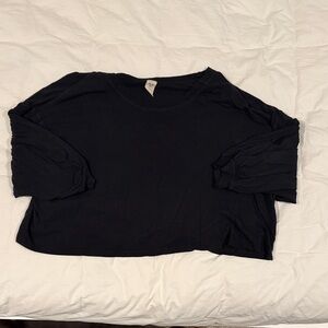 We The Free Black Long Sleeve Top
